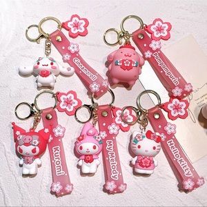 💐🌸 Kawaii Sanrio Character Keychain | Hello Kitty My Melody Kuromi💕